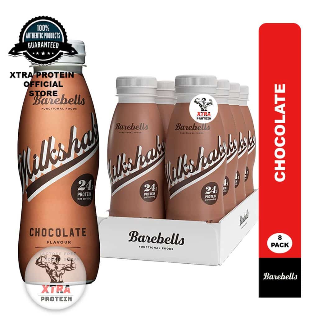 Barebells Protein Milkshake (330ml) Chocolate 8 Pack | Xtra Protein
